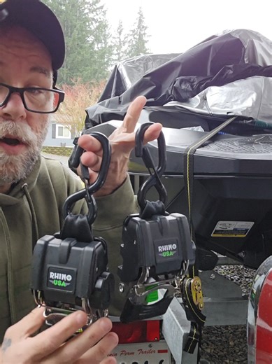 Upgrade Your Trailer with Rhino USA Retractable Boat Straps
