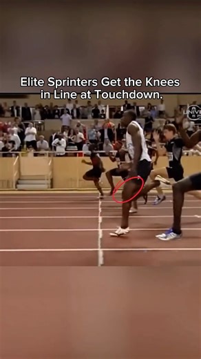 Dr. Ben Moxness | Jump Training & Athletic Performance on Instagram: "One key sprint position Ralph Mann talked about extensively is knee to knee separation at touchdown. Elite sprinters at top speed (in the 100m) have the knees in line or the swing leg slightly in front at touchdown. This indicates the sprinter is achieving proper timing in the sprint and is able to sprint with front side mechanics. Poor sprinters have a much wider gap between the knees at touchdown OR are even recovering the l