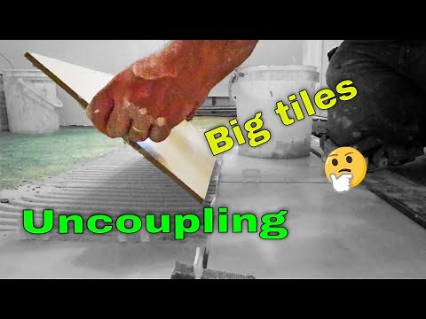 Uncoupling Membrane large format tile