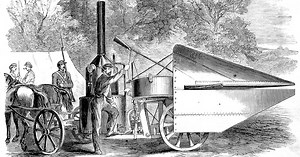The crazy steam-powered gun of the Civil War