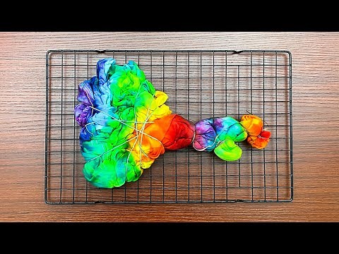 Tie-dye pattern : Rainbow Mandala (Ember Star)