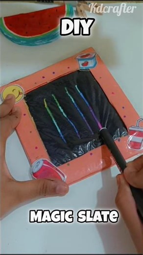 DIY Magic Slate 😱✨ | Erase & Write Again #Shorts #shortsviral