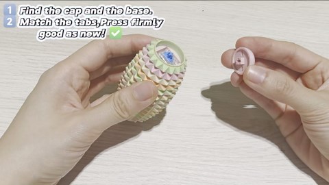 Little Ouchies Spiky Fidget Keychain, Pain Stim Sensory Toy for Adults | 3-in-1 Spinner, Clicker & Roller, Ergonomic Palm Grip, Stress & Anxiety Relief, Ideal for Friends & Family