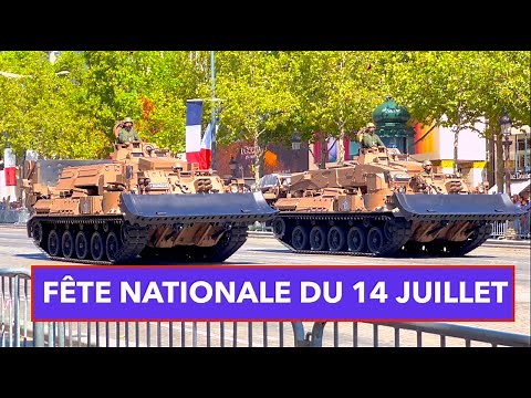 Paris France - Fête Nationale du 14 Juillet / Bastille Day Défilé - 4K HDR 60 fps