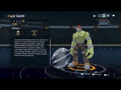 boltmon all digivolution/de-digivolution/profile Digimon Story Time Stranger