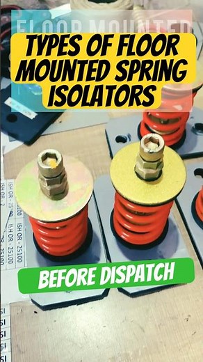 Types Floor mounted Vibration Isolator#spring #engineering #manufacturing #soundproofing #hvac