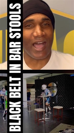 BLACK BELT IN BAR STOOLS! #martialarts #ultimateselfdefensechampionship #thebar