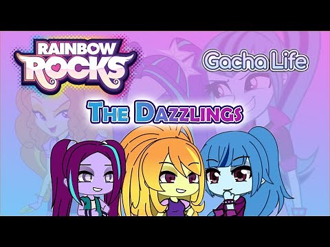 Gacha Life Equestria Girls Rainbow Rocks (My Little Pony) - Making The Dazzlings in GACHA LIFE!!!