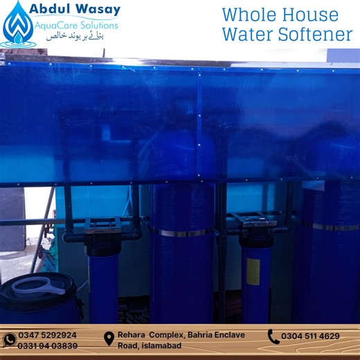 Abdul Wasay Aqua Care Solutions | Alhamdulillah! and Congratulations to another satisfied customer! Our water softener system is now installed in Sector C-1 Extension,... | Instagram