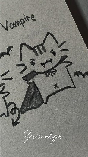 How to draw cute cats #art #drawing #cat #tutorial #howtodraw