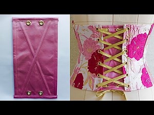 4 METHODS on how to sew a ADVANCED MODESTY PANEL for CORSETS