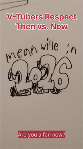 V-Tubers Respect Then vs. Now #art #comedy #vtuber