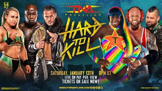 2.9K views · 29 reactions | Brace yourselves  IMPACT Wrestling is returning to its iconic Total Nonstop Action (TNA) Wrestling name at Hard To Kill, its first PPV event of 2024! Don't miss the action at the Palms Casino Resort in Las Vegas this Saturday, January 13th, 8pm ET! https://tnawrestling.com/events/ | AXS TV | Facebook