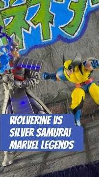 Wolverine vs Silver samurai #figurasdeaccion #figurascoleccionables #marvellegends #xmen