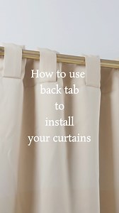 How to Install Curtains with Back Tabs – So Easy, So Sleek! No hooks, no fuss—just slide and style. Watch this quick tutorial to see how back tab curtains create that clean, tailored look in minutes! #TheHuesHome #CurtainHack #BackTabCurtains #CurtainTips #DIYHomeDecor #HomeStyleMadeEasy #HowToInstall #WindowTreatment #InteriorInspo #CurtainTutorial #TheHuesCurtains #DefineByYou | TheHues