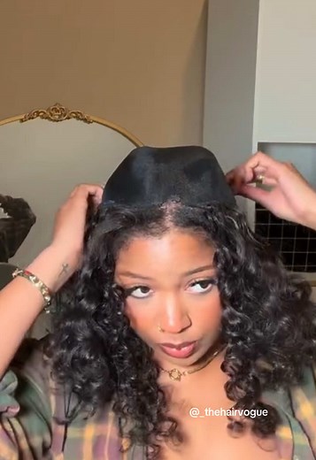 Quick Weave Flip Over Tutorial for Curly Hair