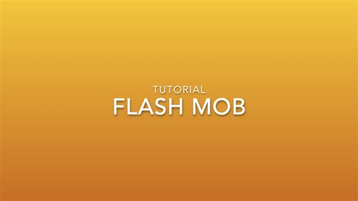 Flash Mob am 1.April / Tutorial