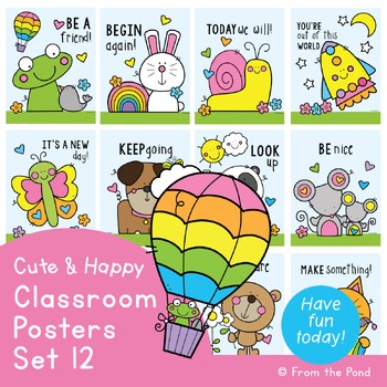 Inspirational Classroom Posters – Positive Messages & Coloring Pages