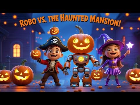 Robo’s Spooky Halloween Adventure 🎃 | Can He Win All 3 Magical Challenges? 👻