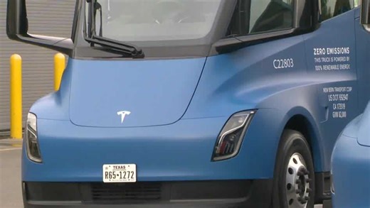 PepsiCo unveils fleet of all-electric Tesla semitrucks