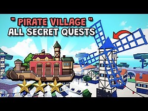 How to complete all Pirate Village Secret Quests in Blox Fruits