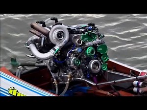 3000cc Bi-turbo 🔥Thailand Long tail Boat Racing #longtailboat