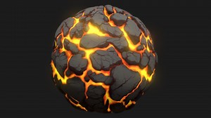 Stylized Lava Rock Seamless Texture - Buy Royalty Free 3D model by zames1992