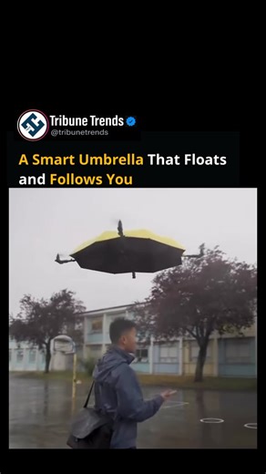 A creator has developed an innovative umbrella that hovers above its user, automatically following them without the need to hold it. The system uses onboard cameras, sensors, and autopilot software to track the user’s movements and keep the umbrella positioned overhead as they walk. Earlier models required manual control, but the latest version introduces real-time tracking, allowing the umbrella to autonomously follow its owner in open spaces. This marks a step forward in personal robotics with