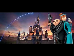 Felonious Gru & Lucy Wilde/Walt Disney 100 Years Of Wonder Animation Studios Logo