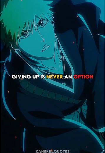 Inspirational Ichigo Speech from Bleach