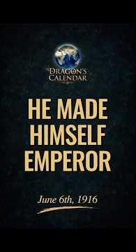 June 6, 1916，He Became Emperor... For Only 83 Days #history #facts #china