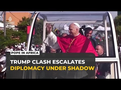 Pope Leo XIV visits Angola amid clash with Donald Trump over Middle East war