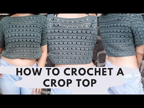 Learn to Crochet: Crochet Crop Top | Crochet Top | Crochet For Beginners