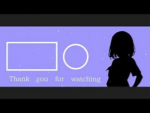 【配布】おしゃれなYouTubeオープニングを無料配布！/シルエット/OP