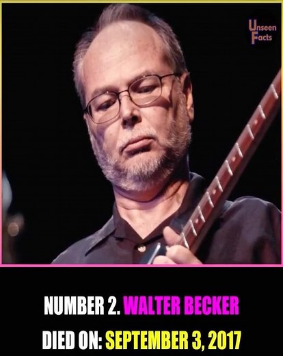 Remembering Walter Becker, Steely Dan co-founder and acclaimed guitarist, who died at 67.
