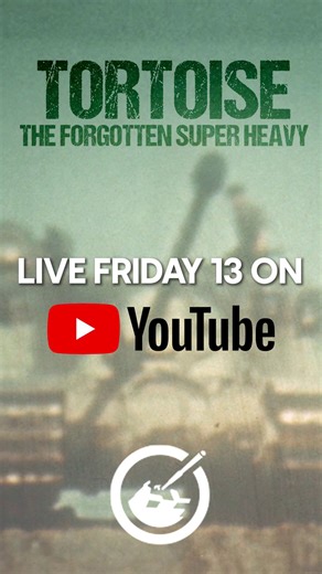 🚨NEW VIDEO INCOMING!🚨 A 78 tonne monster, capable of sending rounds through a Panther tank at 1,000 yards. Join us - 13:00 BST on Friday - to hear the story of the Tortoise, in a new video coming to The Tank Museum YouTube channel. Patreon & YouTube Members get 24 hour early access! 🔗Join them - get a FREE 7-day Patreon trial! http://youtube.com/@thetankmuseum http://patreon.com/c/tankmuseum | The Tank Museum