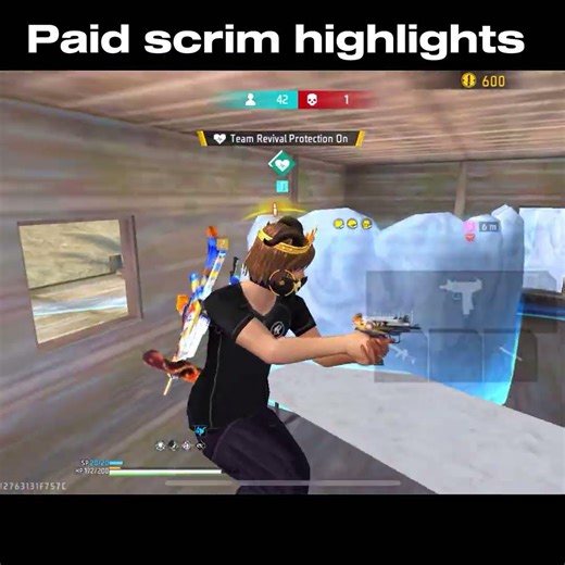 Paid scrim highlights 🏆 #freefire #shortsvideo #youtubeshorts #shortsfeed