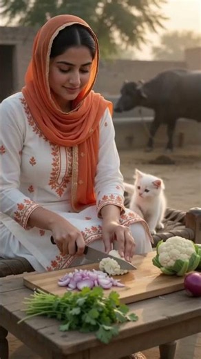 Ardaas Baba Nanaka 🙏 Soulful Shabad | Punjabi Girl Making Crispy Pakodas | Waheguru Gurbani |
