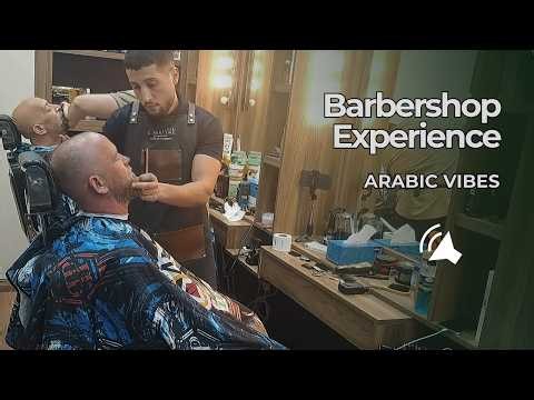 Haircut, Beard & Threading at a Traditional Arabic Barbershop