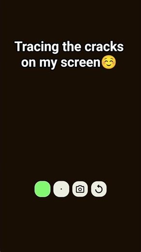 tracing the cracks on my screen
