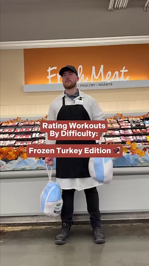 Turkey? Frozen. Calories? Burned. 😤 #turkey #thanksgiving | Albertsons