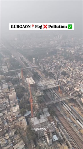5K views · 296 reactions | Gurgaon // fog ❌pollution ✅ #Gurgaon, #PollutionAlert, #FogVsPollution, #GurgaonDiaries, #SmogCity, #AirQualityMatters, #StaySafeGurgaon, #HazyDays, #gurgaonweather | gurgaon.city | Facebook
