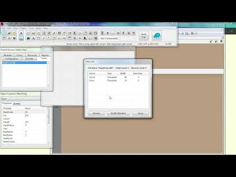 014 HMG Progamming - Creating a DBF Database Table