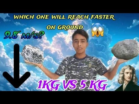 Do Heavier Objects Fall Faster ? Easy Gravity Experiment