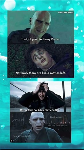 Voldemort vs. Neville: Who actually killed Harry? ⚡ #harrypotter #shorts #memes