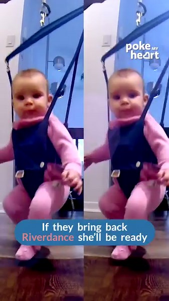 6K views · 52 reactions | She's got to be the yougest and cutest jigger around #dance #toddlers #music | Poke My Heart | Facebook