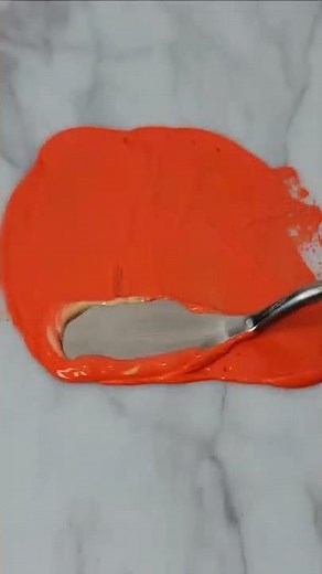 DIY Bold Orange Face Paint #Shorts #MakeupTips