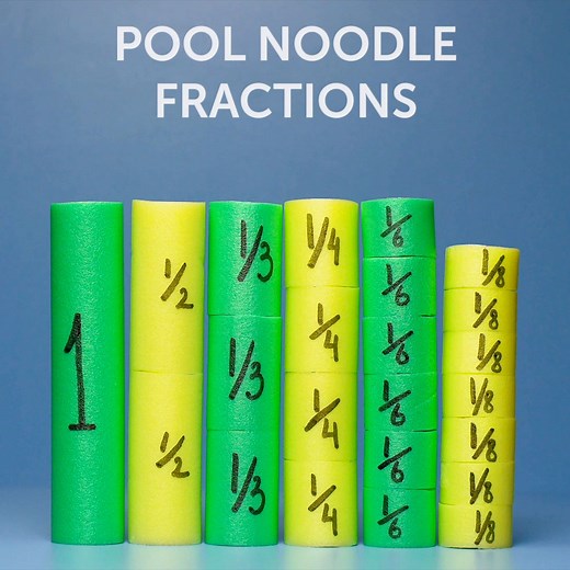 Teach math with pool noodles.👌 bit.ly/2cVRq4I | 5-Minute Crafts