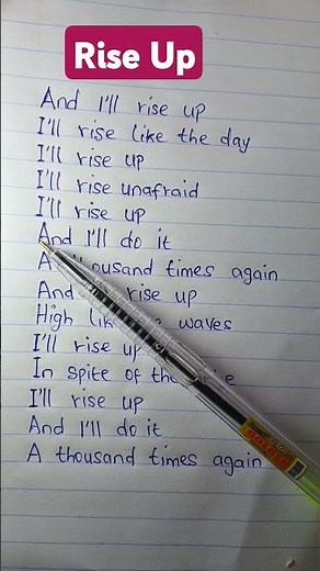 Rise Up song lyrics by Andra Day #andraday #riseup #viral #lyrics