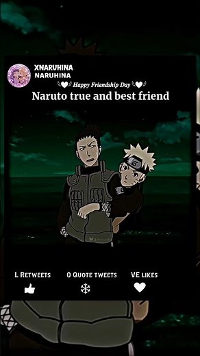 Naruto x shikamaru bond 💖💗 || Naruto true Friend ( Tera yaar hoon main ) [ Hindi Amv ] #friends#love